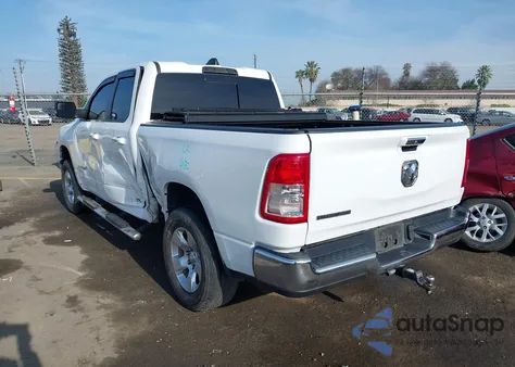 2020 Ram 1500 Big Horn 4X2 6'4 Box из США, поврежденный, VIN 1C6RREBG5LN337850